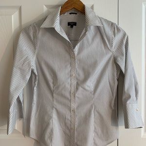 Talbots Pinstripe button-down shirt